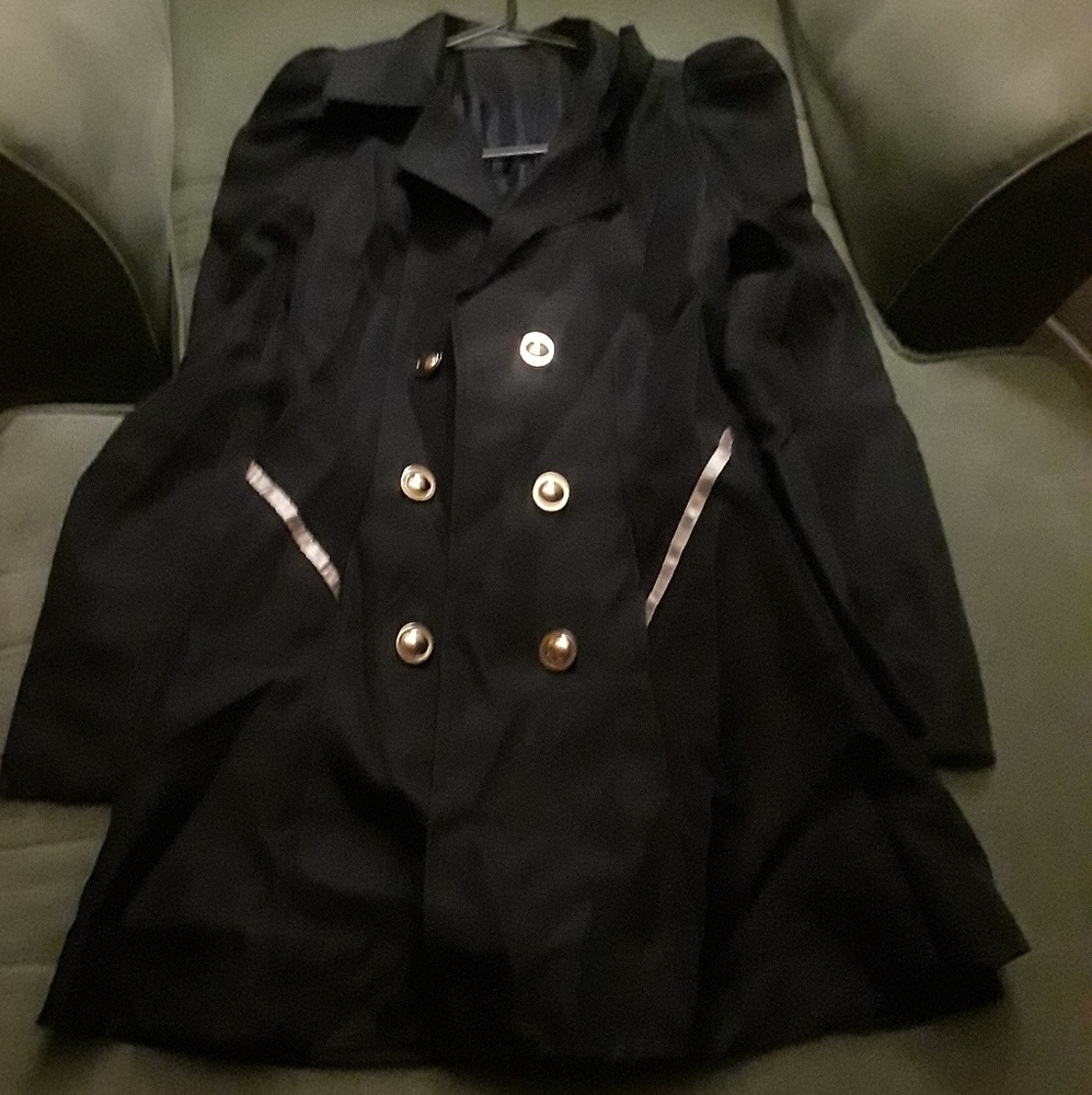 Navy blue sailor coat
